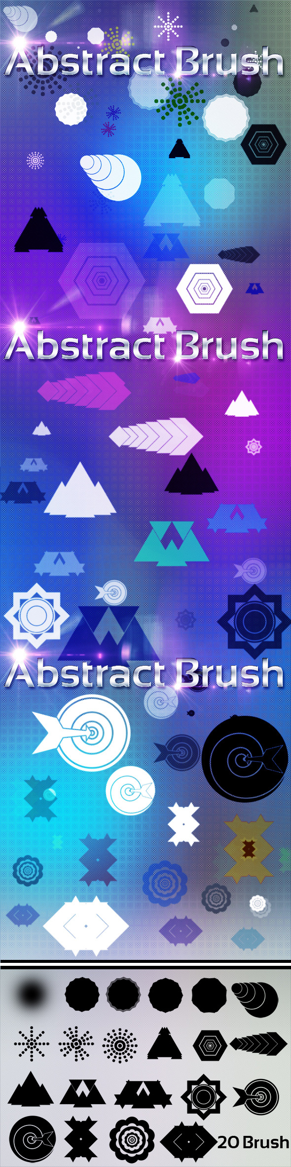 20 Abstract Brush