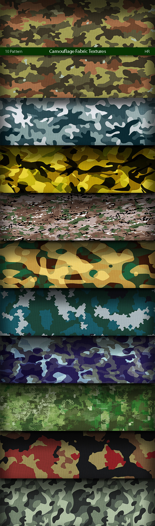 Camouflage Fabric Patterns