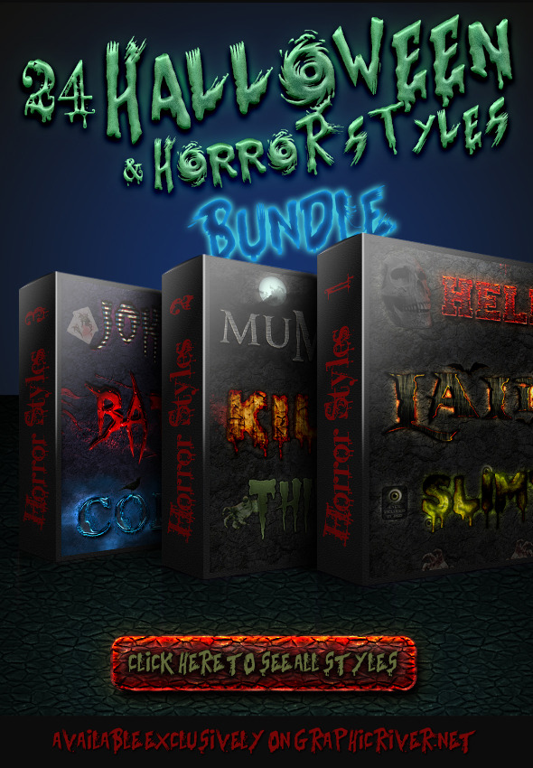 Halloween And Horror Styles - Bundle