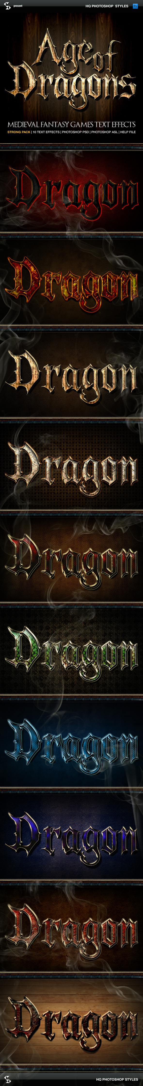 Fantasy Styles - Age of Dragons