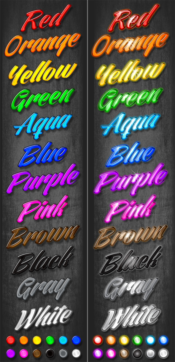 24 Colorful Beveled Styles