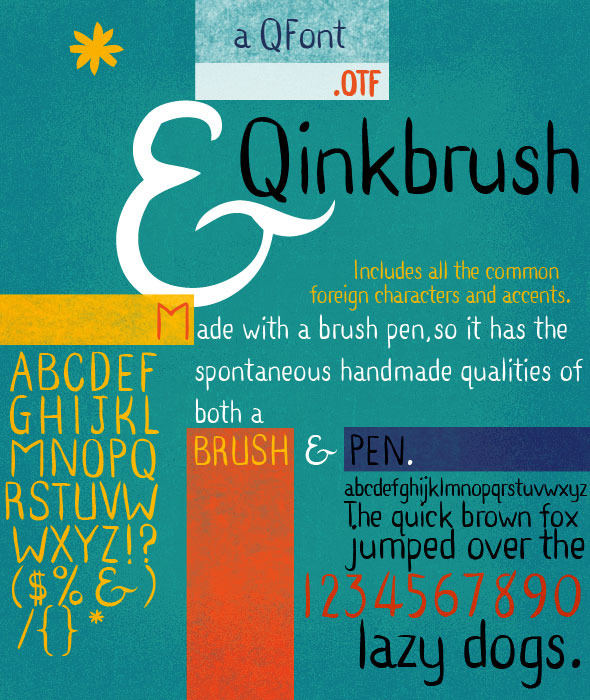 Ink Pen & Brush Hand Lettering - Qinkbrush