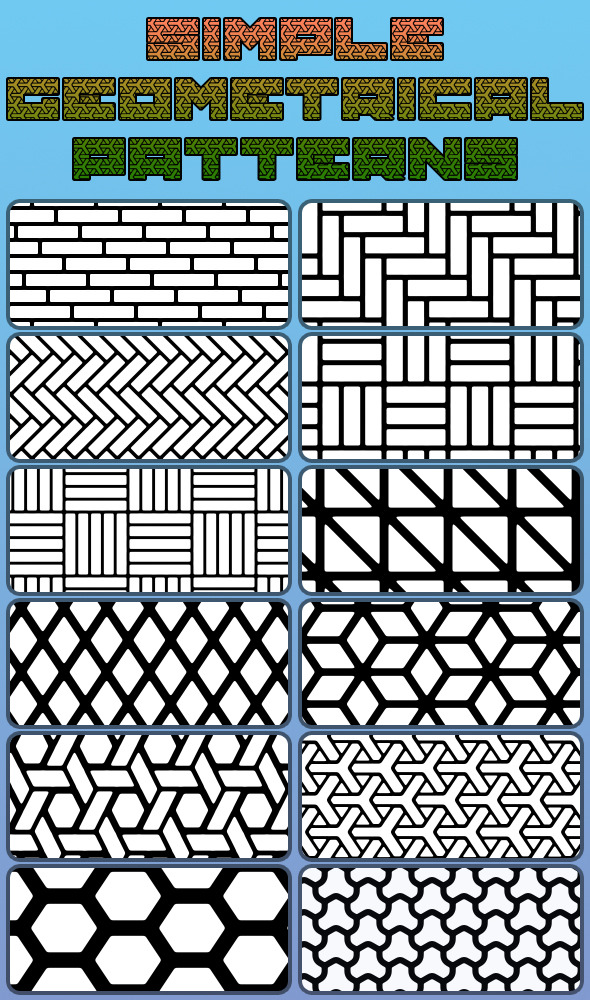Simple Geometrical Patterns