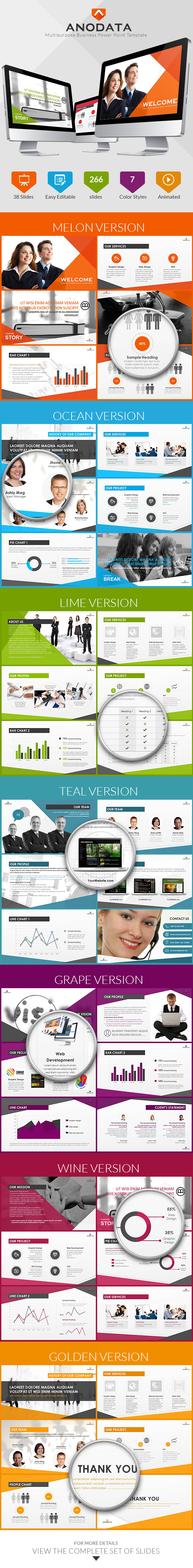 Multipurpose Business Power Point Template