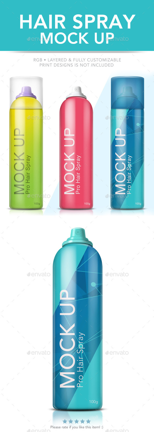 Download Spraying Mockup Graphics Designs Templates From Graphicriver PSD Mockup Templates