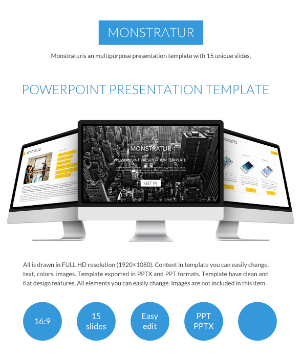 Monstratur Business Power Point Presentation