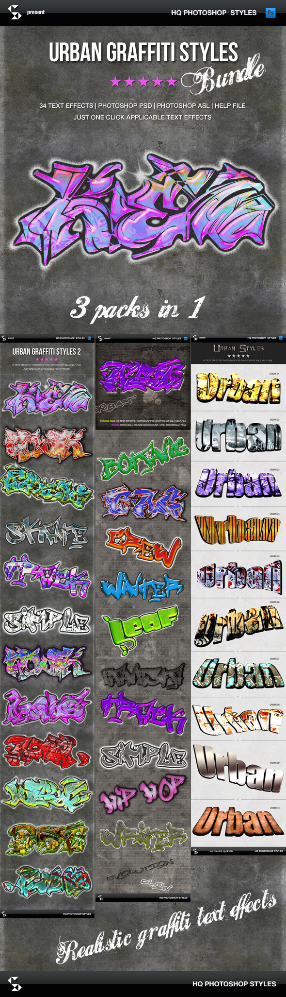 Urban Graffiti Styles - Bundle