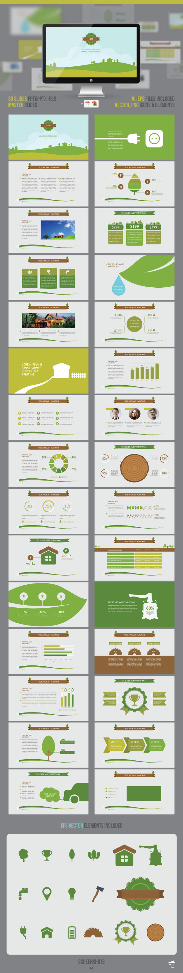 Nature PowerPoint Templates from GraphicRiver