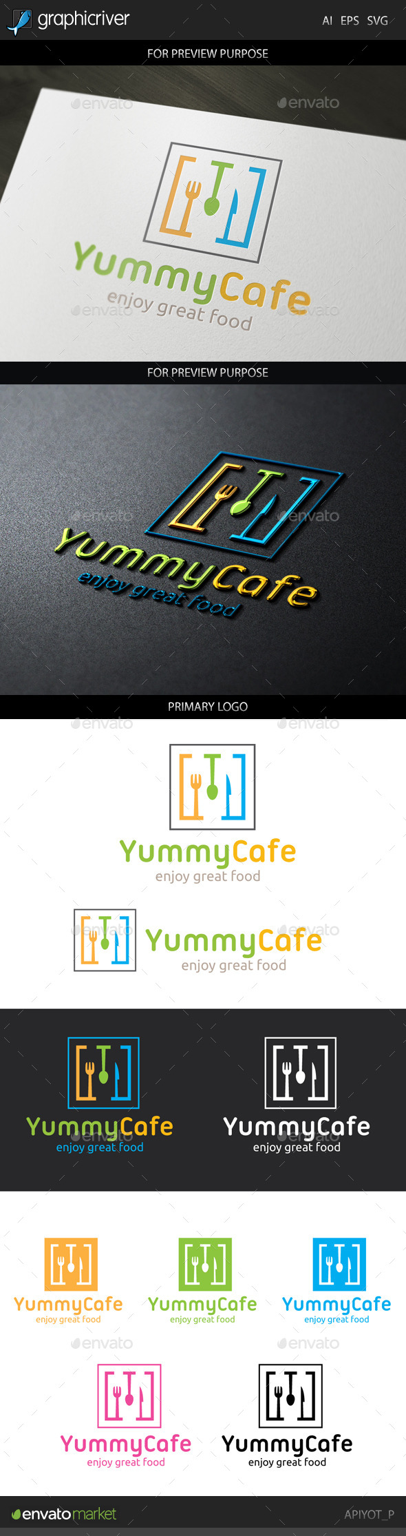 Yummy Cafe Logo