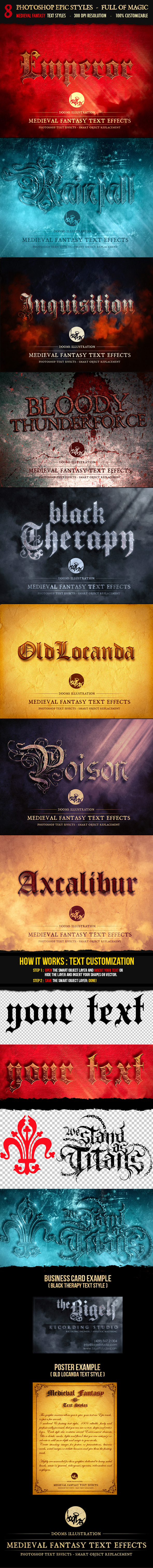 Medieval Fantasy Text Effects