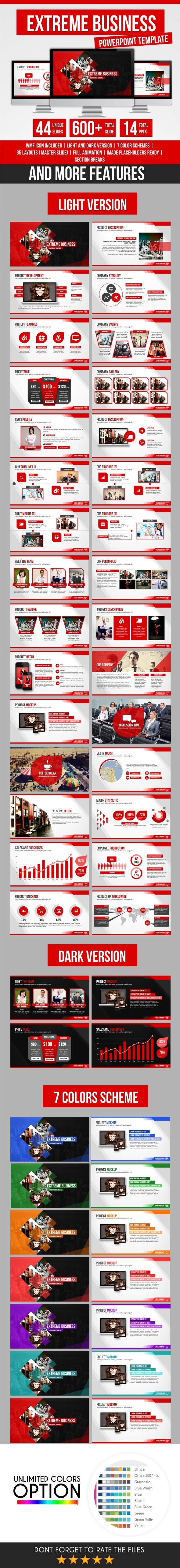 Extreme Bussiness PowerPoint Template