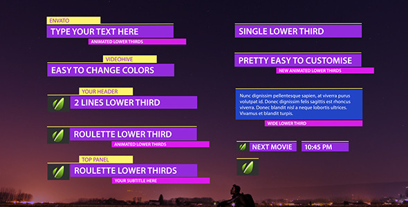 Roulette Lower Third alt