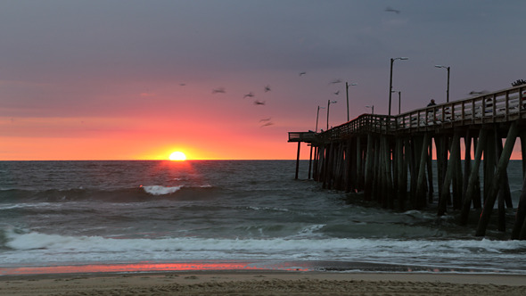 Sunrise at the Fishing Pier