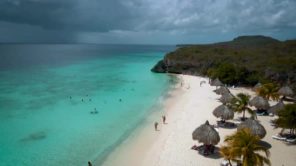 Cas Abou Beach on the Caribbean Island of Curacao Playa Cas Abou in Curacao Caribbean Tropical White