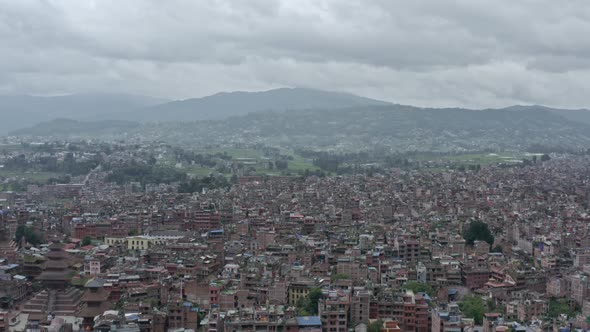 Aerial View Kathmandu Nepal