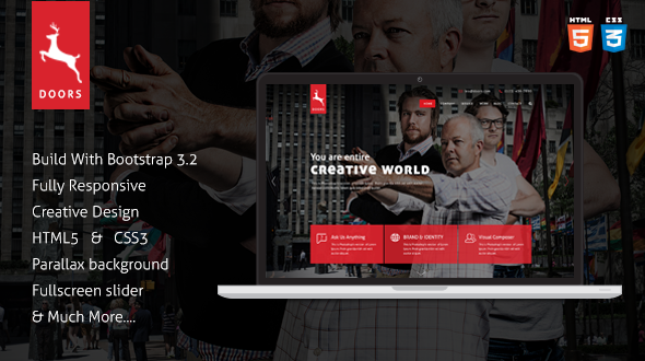 Doors Onepage Corporate Multipurpose Template