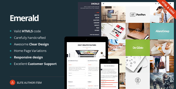 Emerald - Creative Portfolio Template