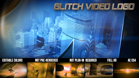 Glitch Video Logo