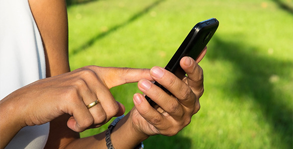 Hands With Smartphone alt