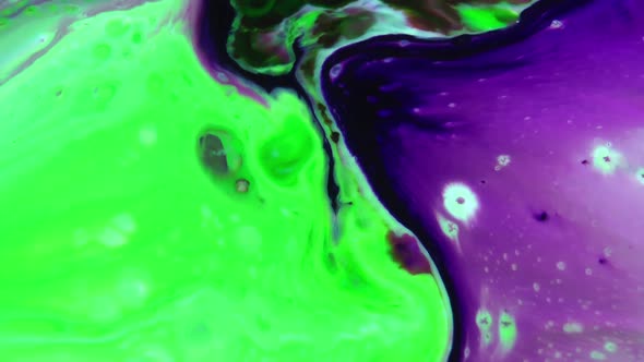 Swirling And  Liquid Explosion Paint Texture