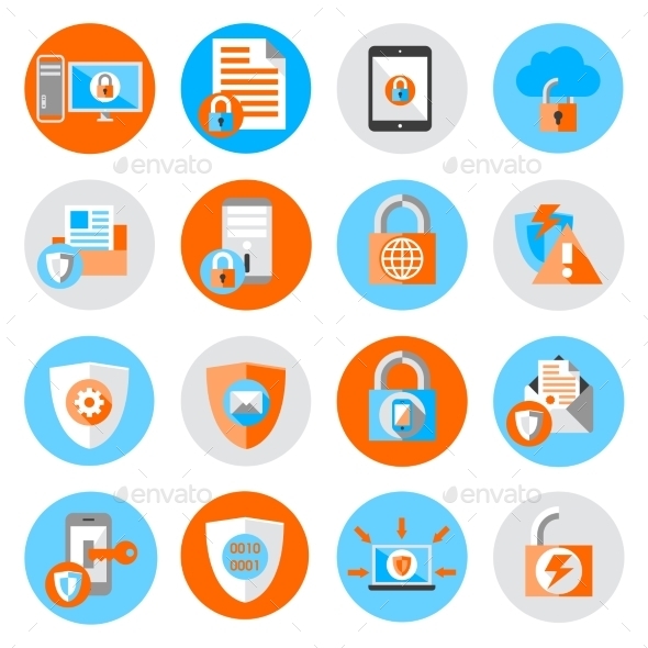 Data Protection Security Icons