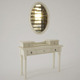 Camelgroup Nostalgia Dressing Table With Mirror - 3DOcean Item for Sale