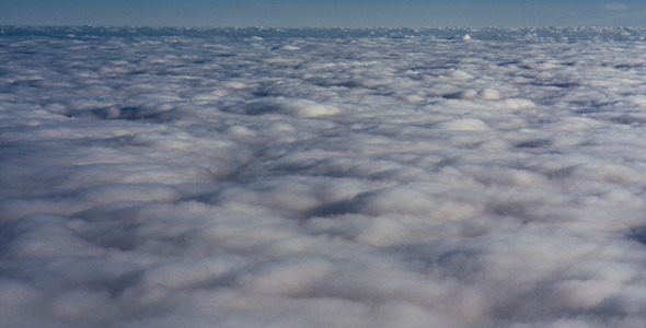 View of the Moving Clouds