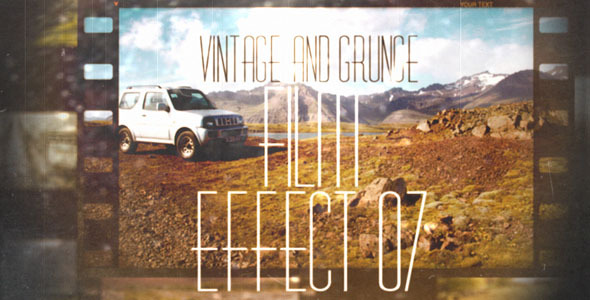 Vintage and Grunge Film Effect 07 alt