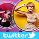 Portfolio Twitter Profile Cover V2 - GraphicRiver Item for Sale