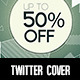 Weekend Sale Twitter Cover - GraphicRiver Item for Sale