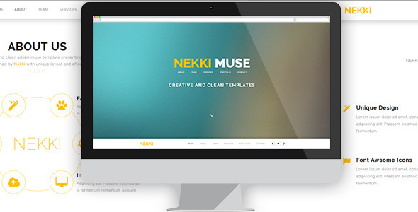 Nekki - Creative Muse Szablon