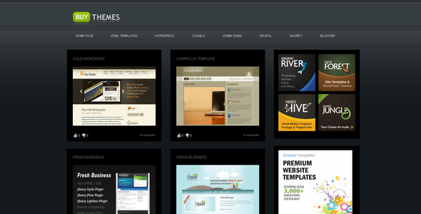 Buy Themes - Blogger Gallery Template