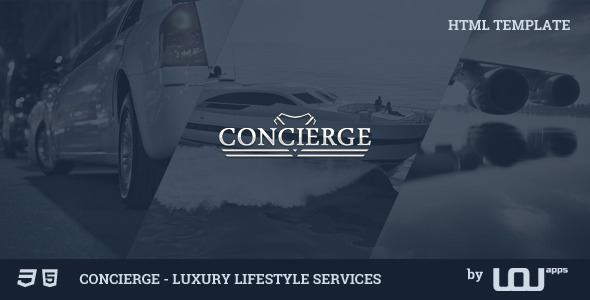 Concierge - Luxury Lifestyle Services HTML