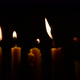 candle light in darkness - VideoHive Item for Sale