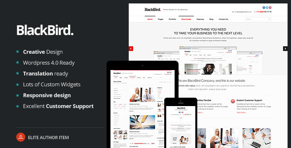 BlackBird - responsywny szablon HTML5