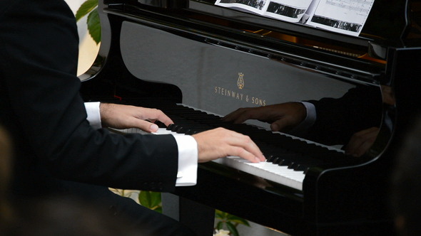 Musician Playing Piano