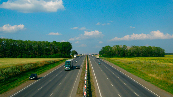 Cars Traveling On The Highway
