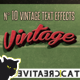 Vintage Retro Text Effects Vol. 1 - GraphicRiver Item for Sale