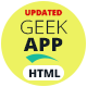 GeekApp - Creative App Landing Page - ThemeForest Item for Sale