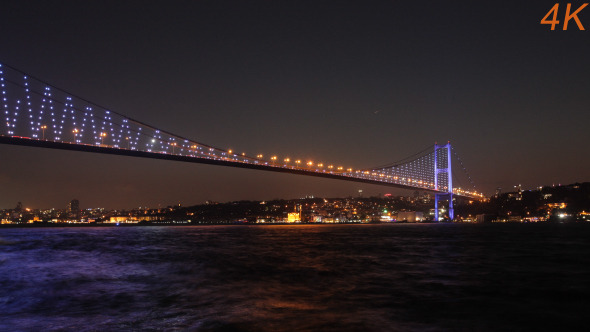 Bosphorus Bridge Day To Night 1