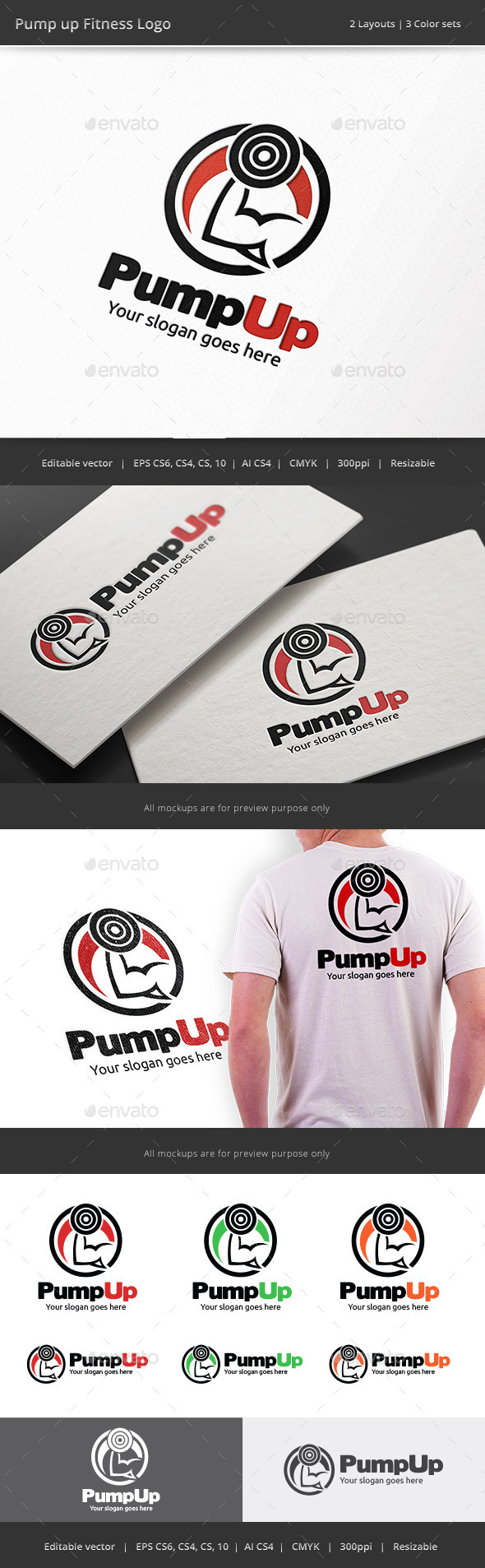 Pump Up Fitness Logo
