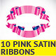 10 Pink Ribbons - GraphicRiver Item for Sale