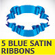 5 Blue Ribbons - GraphicRiver Item for Sale