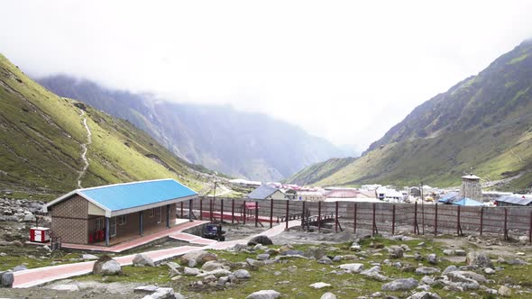 Himalayan Hills Scenery Showing Himalaya Hills Himalaya Town