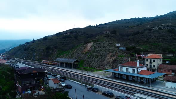 Tua Village Train Station. Portugal