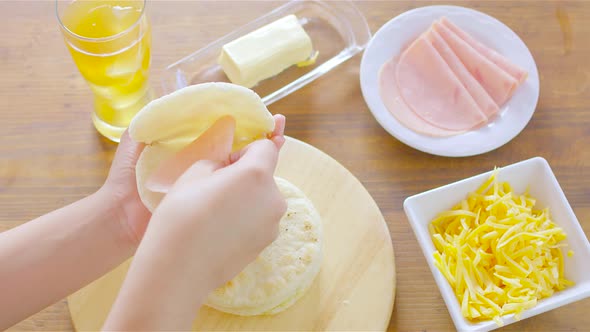 Arepas, Venezuelan dish made of corn flour