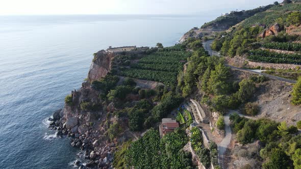 Turkey Mountain Coastline  Shore Mediterranean Sea