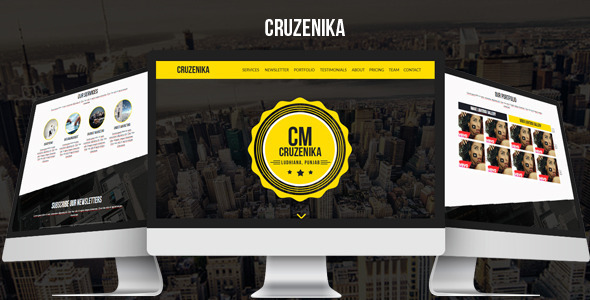 Cruzenika - szablon Creative Parallax Muse