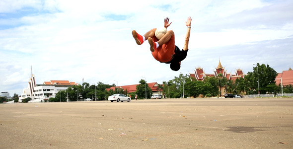 Backflip With A Ball