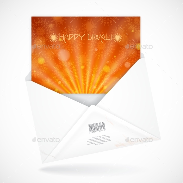 Postal Envelopes With Greeting Card